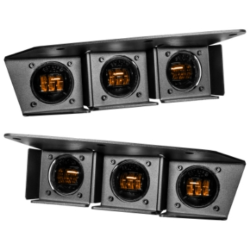 Picture of Oracle High 21-22 Ford Bronco Triple LED Fog Light kit for Steel Bumper