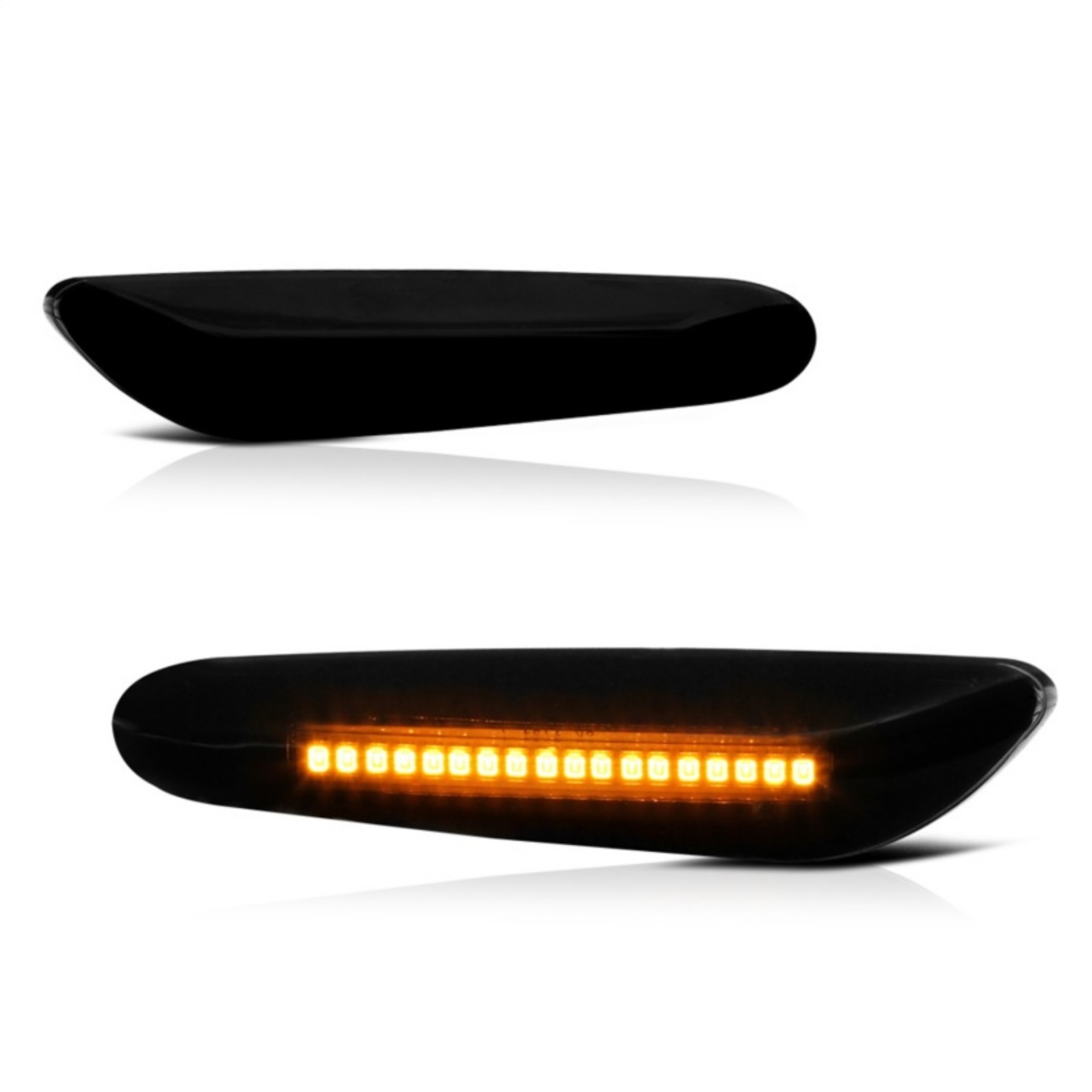 Picture of Spyder 06-11 BMW E90-E91 3-Series Complete Assembly Replacement w- Built In LED Chips - Smoke Lens