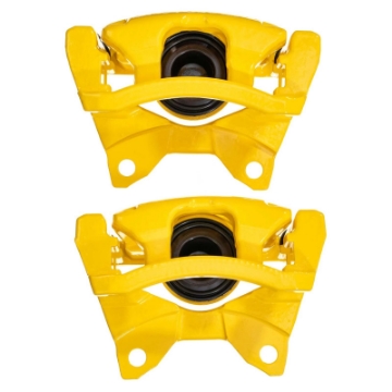 Picture of Power Stop 2018 Jeep Wrangler JK Rear Yellow Caliper w-Bracket Pair