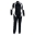 Picture of OMP First Elle Overall Black-White - Size 42 For Women - Fia 8856-2018
