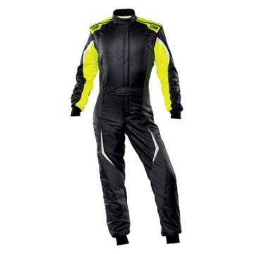 Picture of OMP Tecnica Evo Overall My21 Black-Yellow - Size 54 Fia 8856-2018