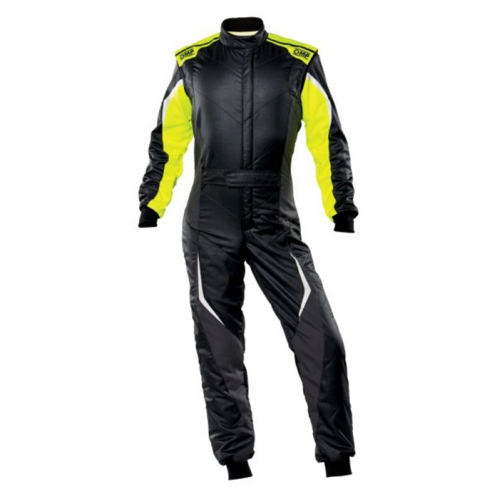Picture of OMP Tecnica Evo Overall My21 Black-Yellow - Size 58 Fia 8856-2018
