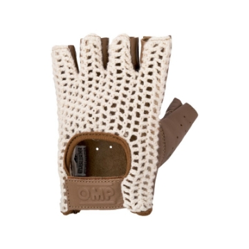 Picture of OMP Tazio Vintage Glove Cream-Brown Leather - SizeM