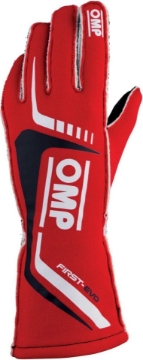 Picture of OMP First Evo Gloves Red - Size L Fia 8856-2018
