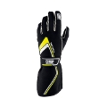 Picture of OMP Tecnica Gloves My2021 Black-Yellow - Size XL Fia 8856-2018