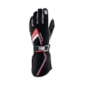 Picture of OMP Tecnica Gloves My2021 Black-Red - Size M Fia 8856-2018