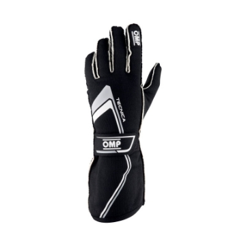 Picture of OMP Tecnica Gloves My2021 Black-White - Size XL Fia 8856-2018