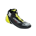 Picture of OMP One Evo X R Shoes Black-Silver-Fluorescent Yellow - Size 42 Fia 8856-2018
