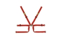 Picture of OMP Safety Harness Tecnica 2In Formula Red Fia 8853-2016