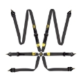 Picture of OMP Safety Harness First 2In Black Fia 8853-2016 Pull Up - Steel Adj