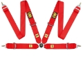 Picture of OMP Safety Harness First 3In 4 Points Red Fia 8854-98