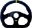 Picture of OMP Superquadro Steering Wheel - Small Spokes - Suede Black
