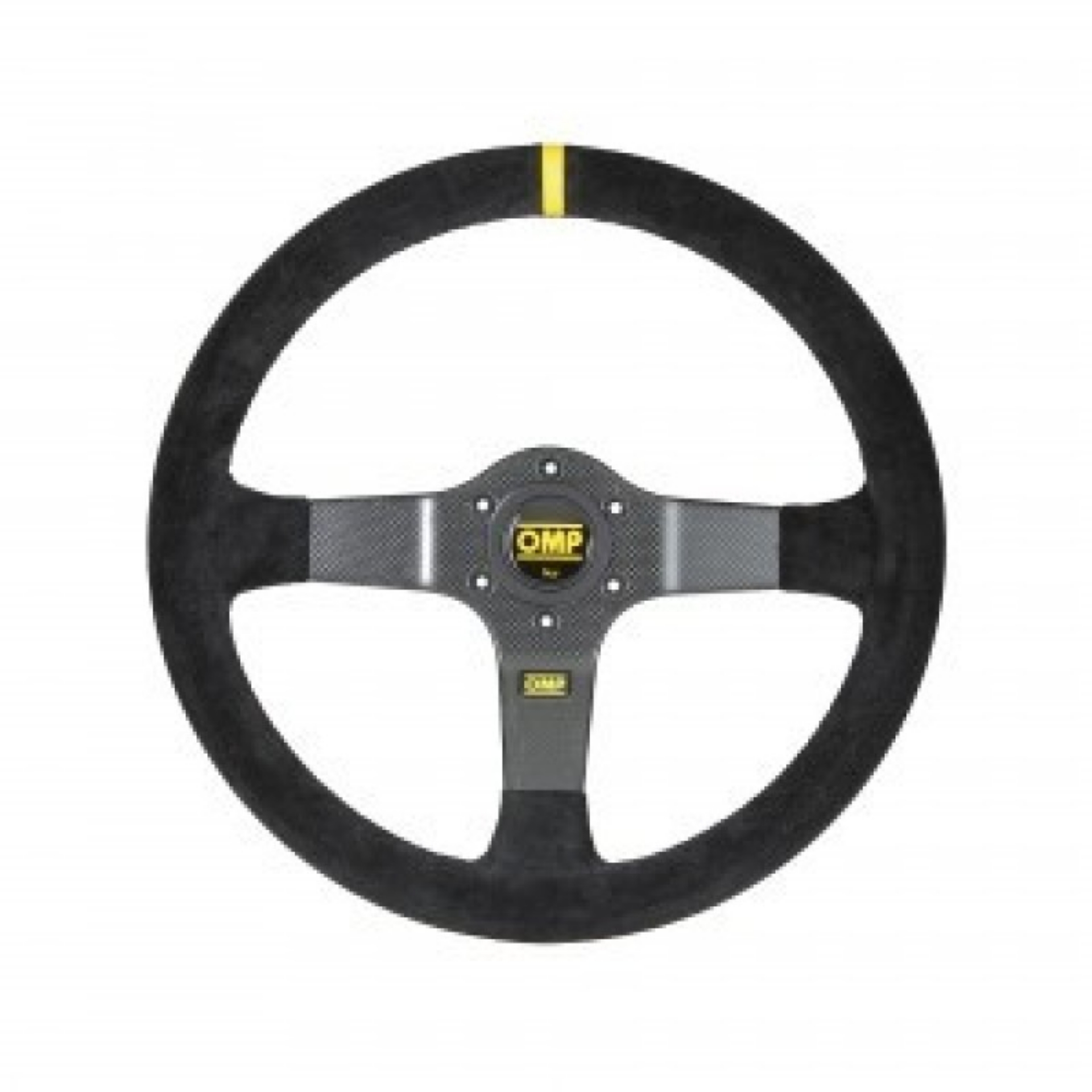 Picture of OMP Rally Steering Wheel Suede Leather Black