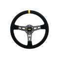 Picture of OMP RS Steering Wheel Black-Yellow D 350