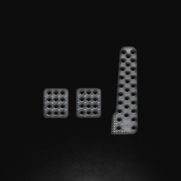 Picture of OMP Sand-Blasted Aluminum Pedals Set of 3