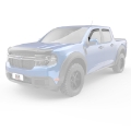 Picture of EGR 2022+ Ford Maverick In Channel Window Visors Front-Rear Set - Matte Black Crew Cab