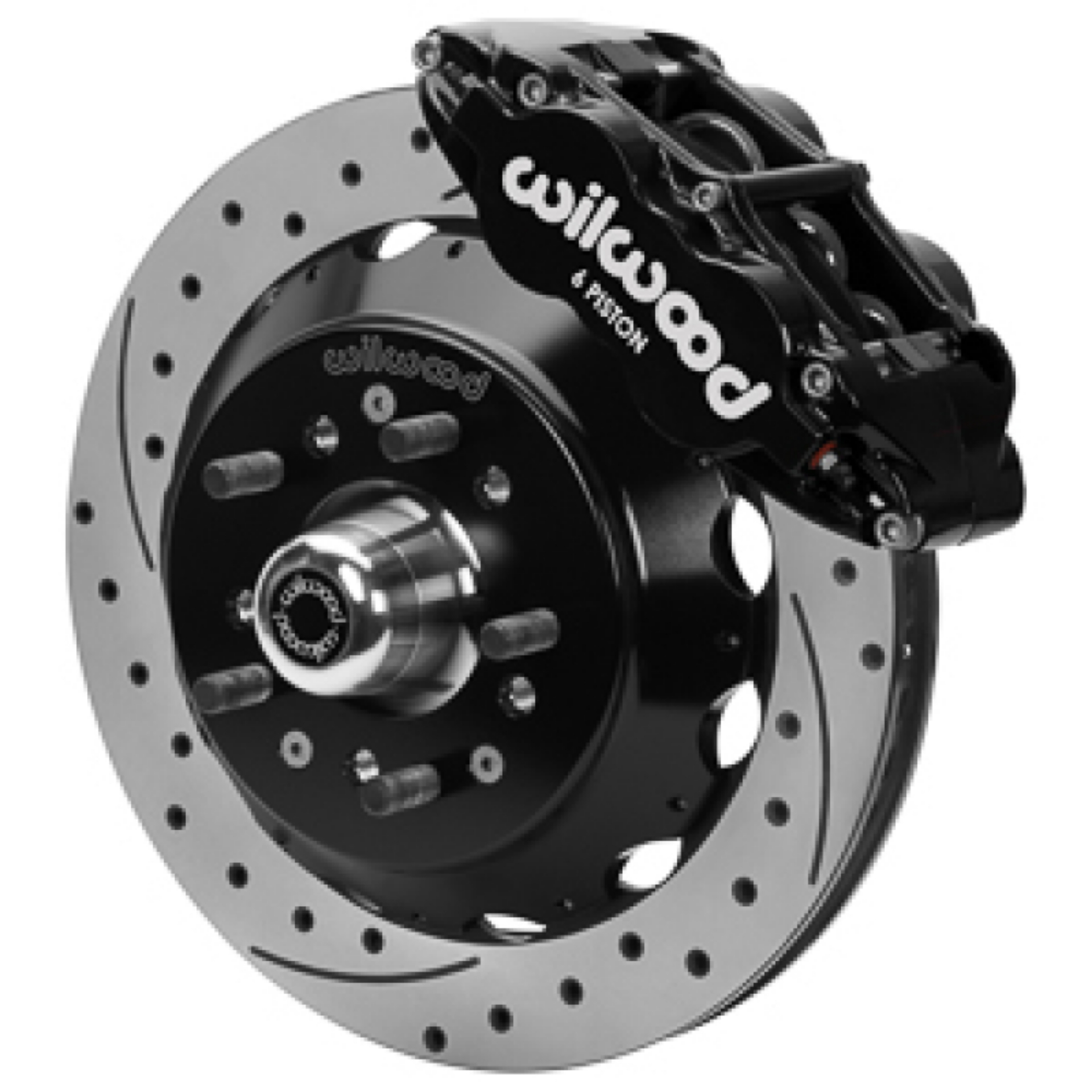 Picture of Wilwood Forged 6 Piston Superlite Caliper, GT 48 Vane Spec37 Drilled & Slotted Rotor - 12-88x1-25