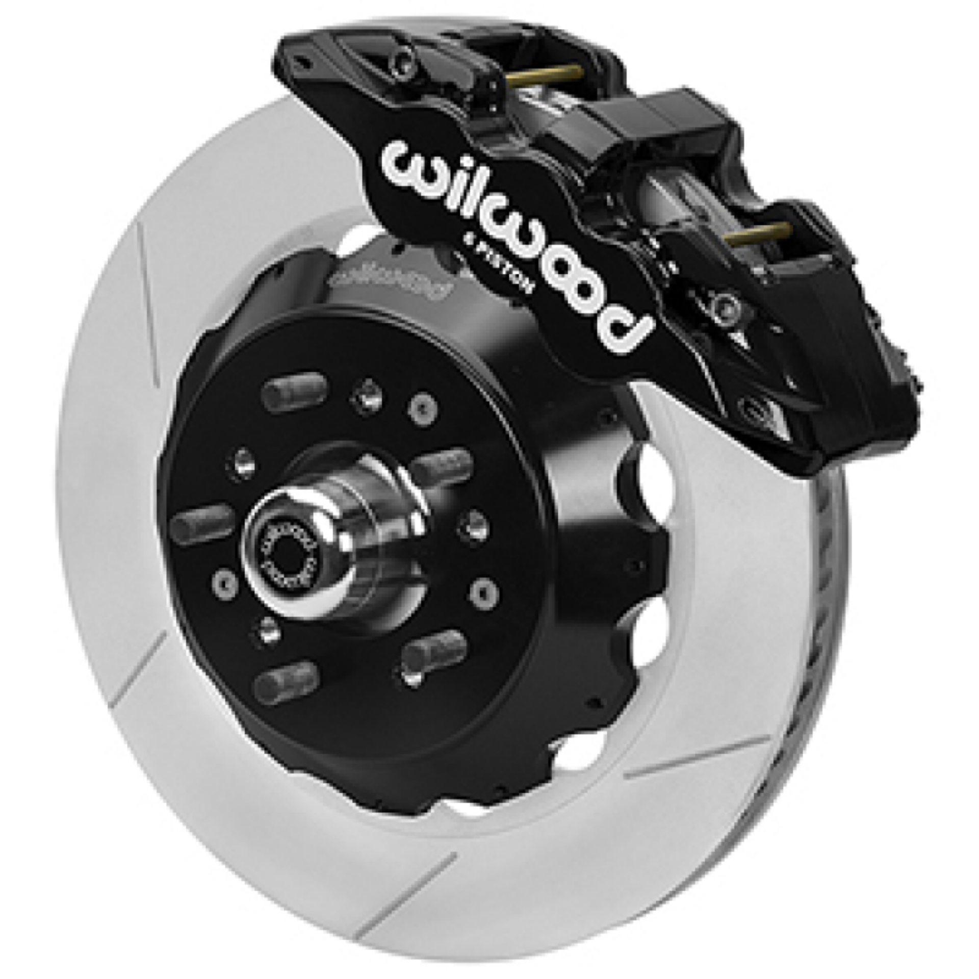 Picture of Wilwood Forged 6 Piston Superlite Caliper, GT 72 Vane Vented Spec37 Slotted Rotor - 14-00x1-25