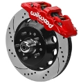 Picture of Wilwood Forged 6 Piston Red Superlite Caliper, GT 72 Vane Vented Spec37 D&S Rotor - 14x1-25