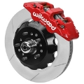 Picture of Wilwood Forged 6 Piston Red Superlite Caliper, GT 72 Vane Vented Spec37 Slotted Rotor - 14-00x1-25