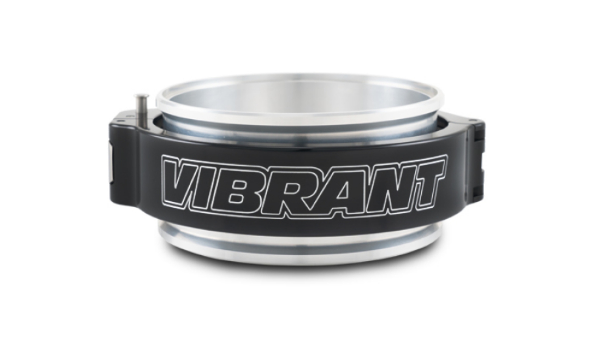 Picture of Vibrant 4in O-D- Aluminized HD 2-0 Clamp Assembly - Anodized Black