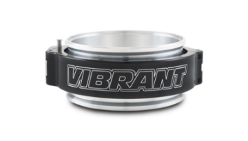 Picture of Vibrant 4in O-D- Aluminized HD 2-0 Clamp Assembly - Anodized Black