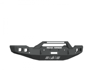 Picture of Road Armor 20-22 GMC 2500-3500 Stealth Front Winch Bumper Sheet Metal Pre-Runner Guard - Black