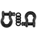 Picture of Borne Off-Road Borne D-Ring Shackle Set Black