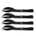 Picture of Borne Off-Road Soft Loop Tie-Down Straps 4-Pack Black