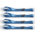 Picture of Borne Off-Road Soft Loop Tie-Down Straps 4-Pack Blue