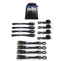 Picture of Borne Off-Road Medium-Duty Ratchet Tie-Down Kit 4-Pack Black