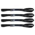 Picture of Borne Off-Road Medium-Duty Ratchet Tie-Down Kit 4-Pack Black