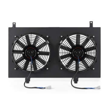 Picture of Mishimoto 03-06 Nissan 350Z Aluminum Fan Shroud Black
