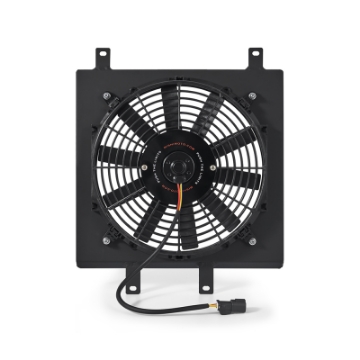 Picture of Mishimoto 92-00 Honda Civic Aluminum Fan Shroud Black