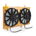 Picture of Mishimoto 04-08 Mazda RX8 Aluminum Fan Shroud Gold