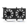Picture of Mishimoto 01-07 Subaru WRX-STI PNP Aluminum Fan Shroud Black