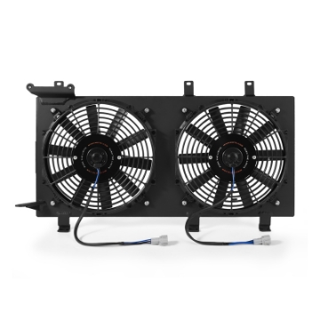 Picture of Mishimoto 01-07 Subaru WRX-STI PNP Aluminum Fan Shroud Black