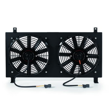 Picture of Mishimoto 02-06 Acura RSX Aluminum Fan Shroud Black