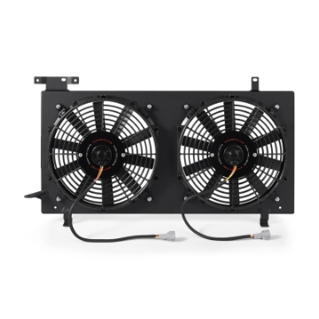 Picture of Mishimoto 08+ Subaru WRX-STI PNP Aluminum Fan Shroud Black