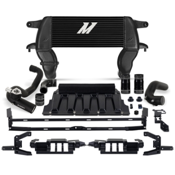 Picture of Mishimoto 21+ Bronco 2-3L High Mount INT Kit BK Core BK Pipes