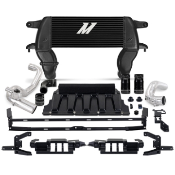 Picture of Mishimoto 21+ Bronco 2-3L High Mount INT Kit BK Core P Pipes