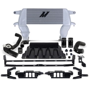 Picture of Mishimoto 21+ Bronco 2-3L High Mount INT Kit SL Core BK Pipes