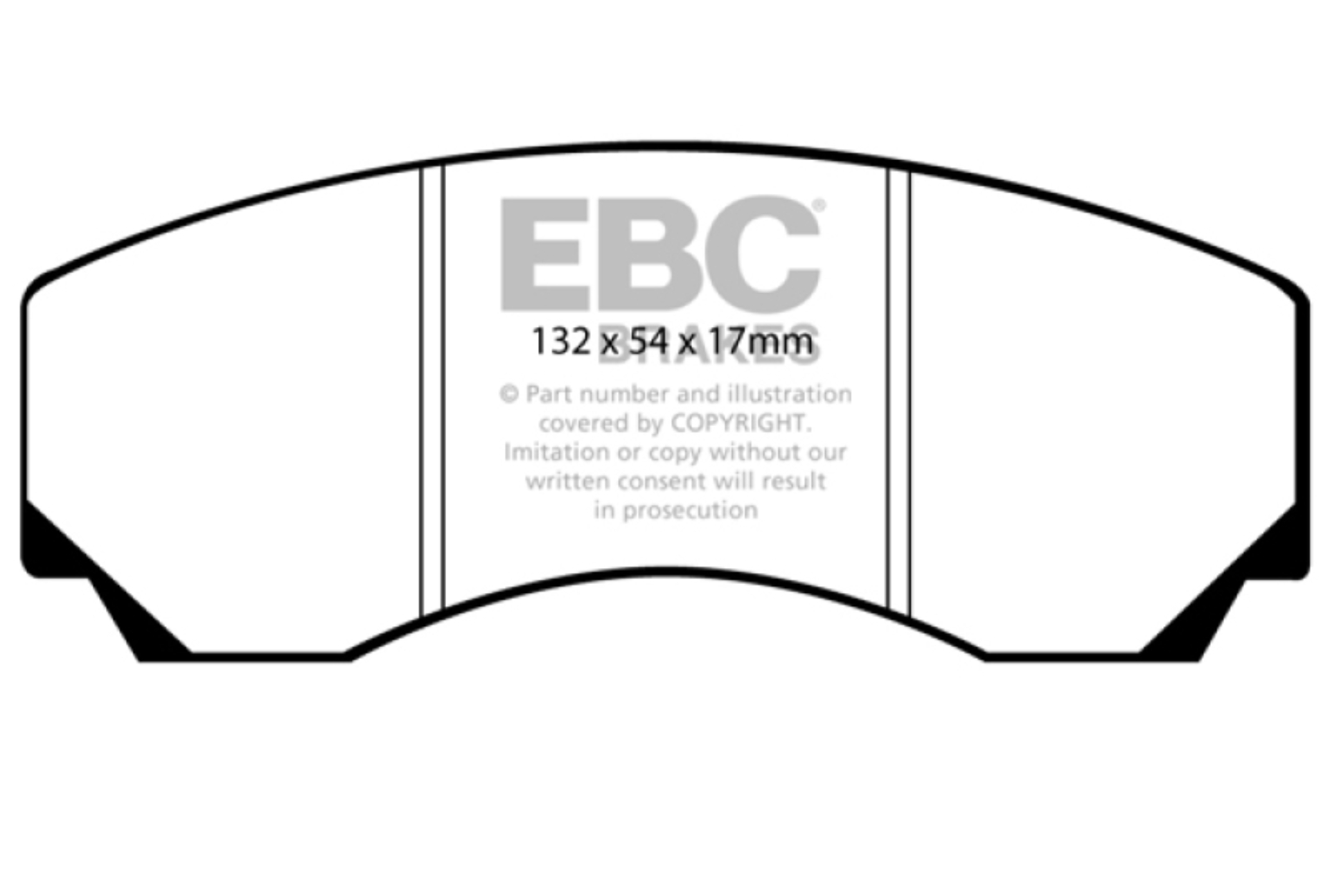 Picture of EBC AP Racing CP6320 Caliper Bluestuff Brake Pads