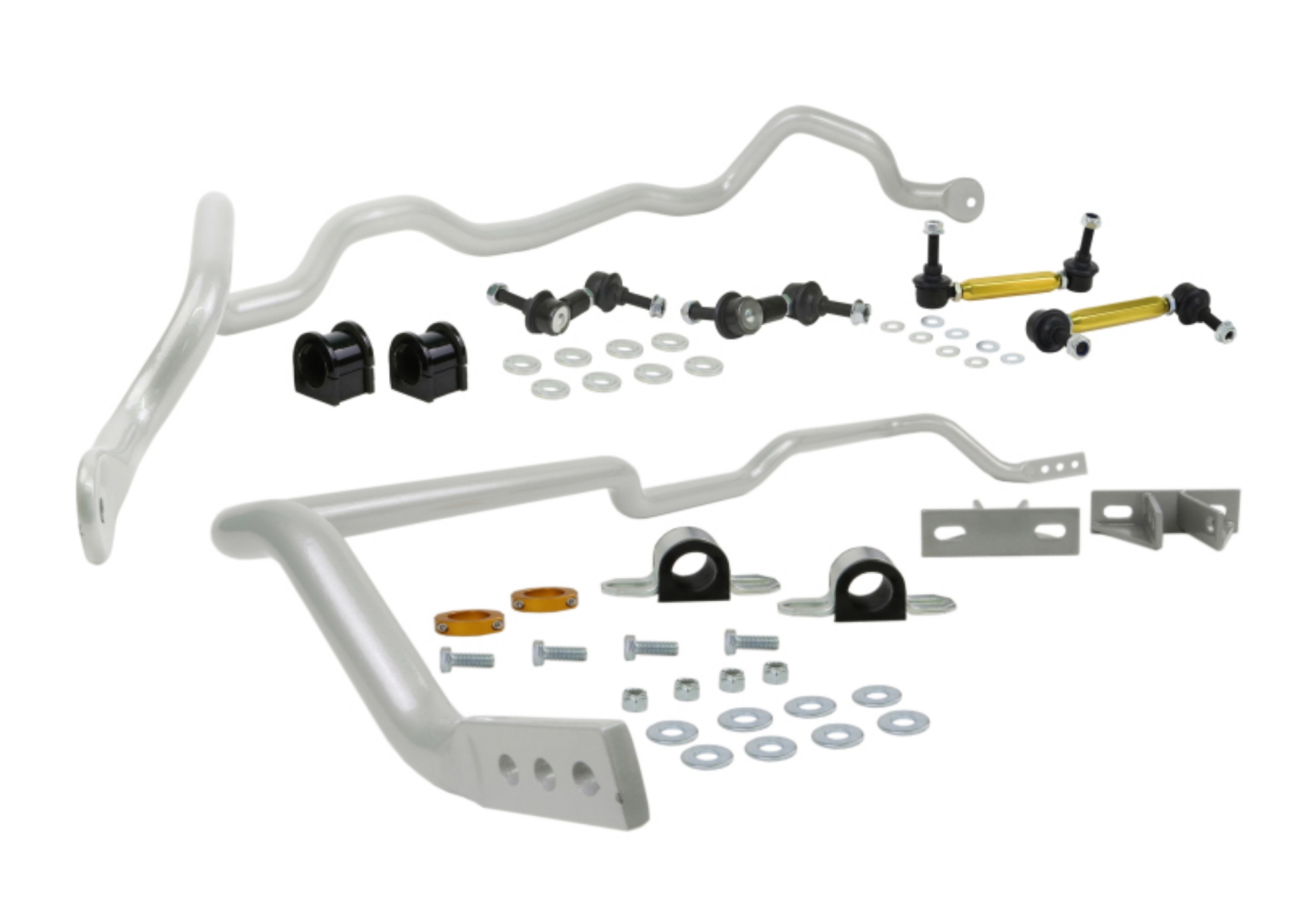 Picture of Whiteline 03-06 Mitsubishi Lancer EVO - 05-06 EVO MR-RS Front & Rear Sway Bar Kit w-26mm Rear