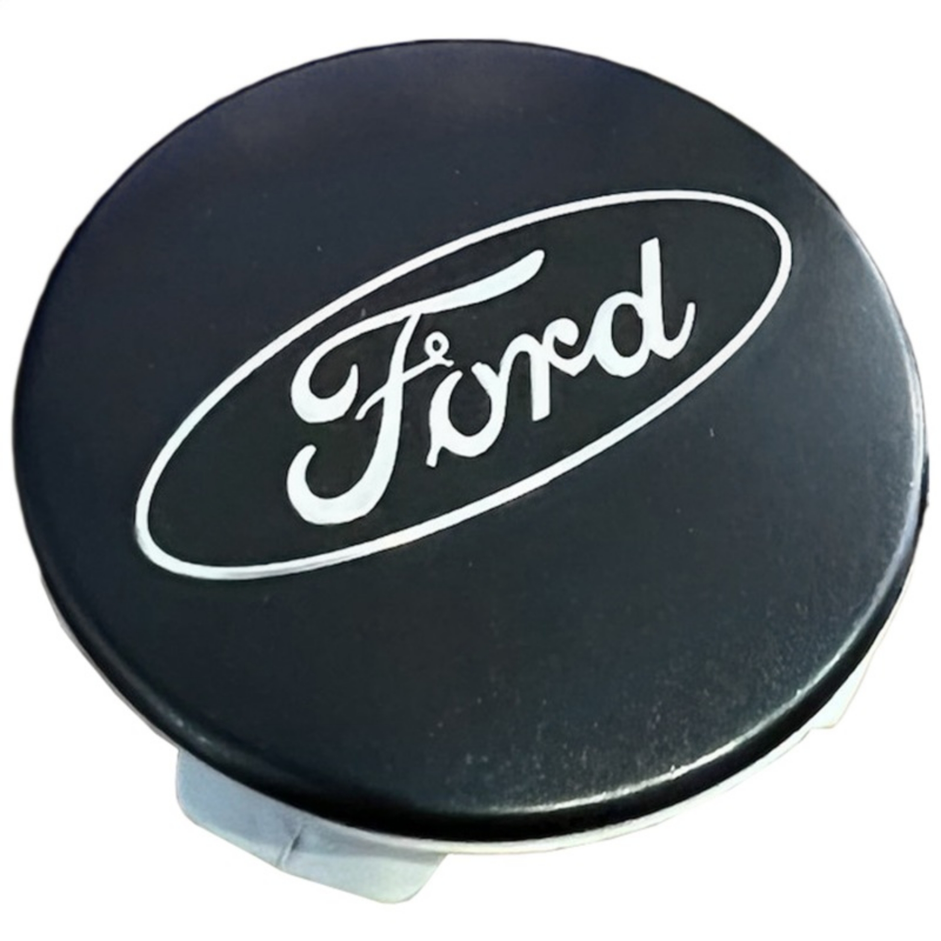 Picture of Ford Racing Ford Car Black & Chrome Wheel Center Cap Kit - Satin