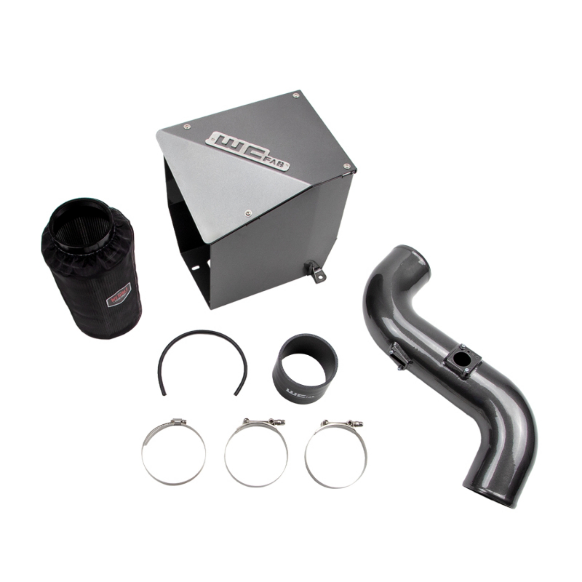 Picture of Wehrli 11-16 Chevrolet Duramax LML 4in Intake Kit - Gloss White