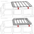 Picture of Go Rhino SRM Rack Rain Gutter Mount Kit - 4pc- Mounts to Factory Rain Gutter-Drip Rail