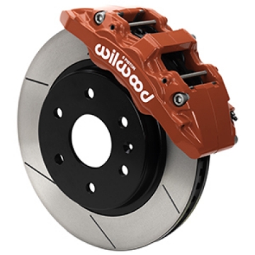 Picture of Wilwood 19-21 Chevy Silverado-GMC Sierra Aero6-DM Front Brake Kit - Slotted - Red