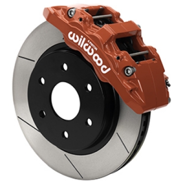 Picture of Wilwood 10-14 Ford F-150 Raptor Aero6-DM Front Brake Kit - Slotted - Red