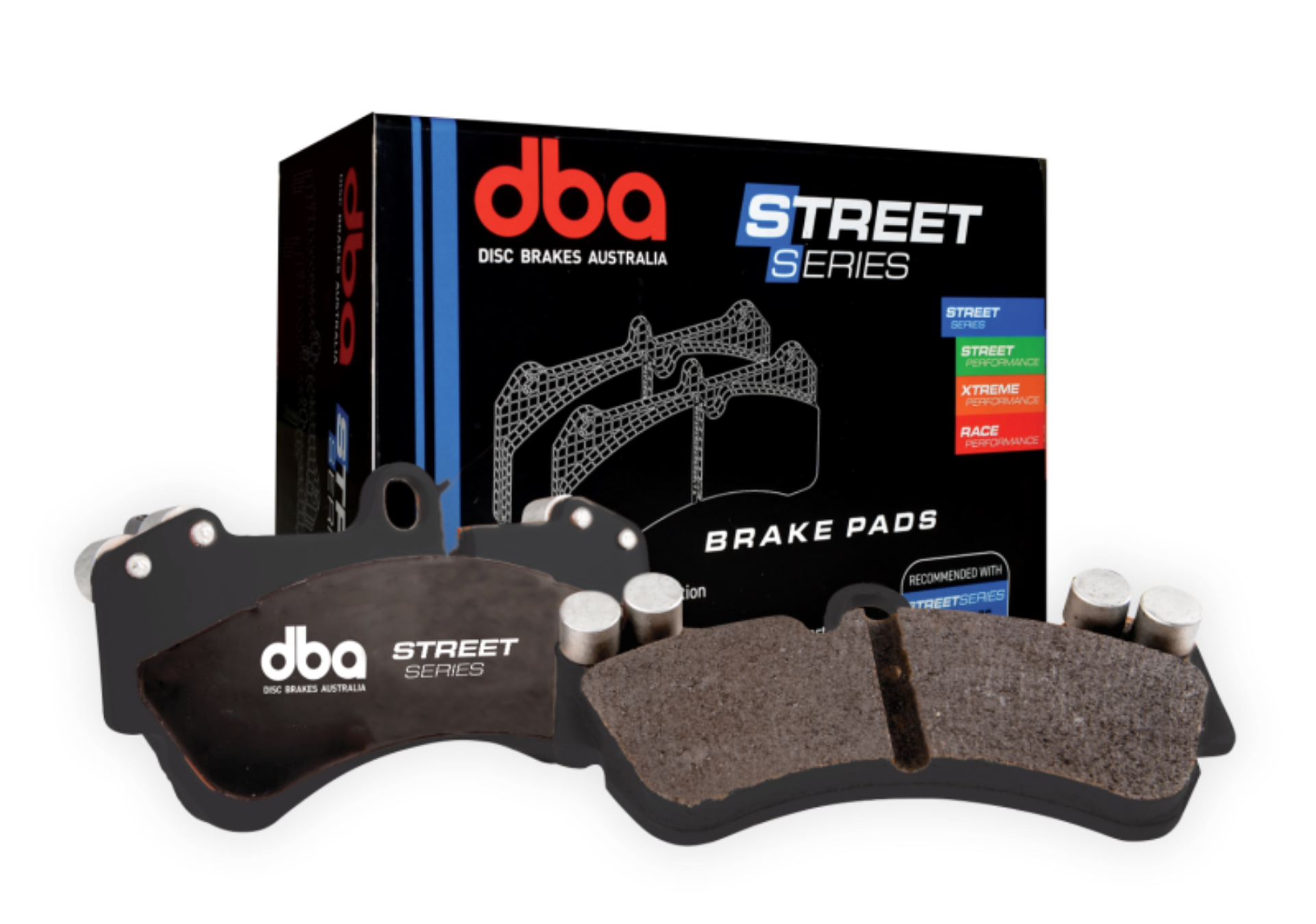 Picture of DBA 97-01 Acura Integra Type R Street Series Front Brake Pads